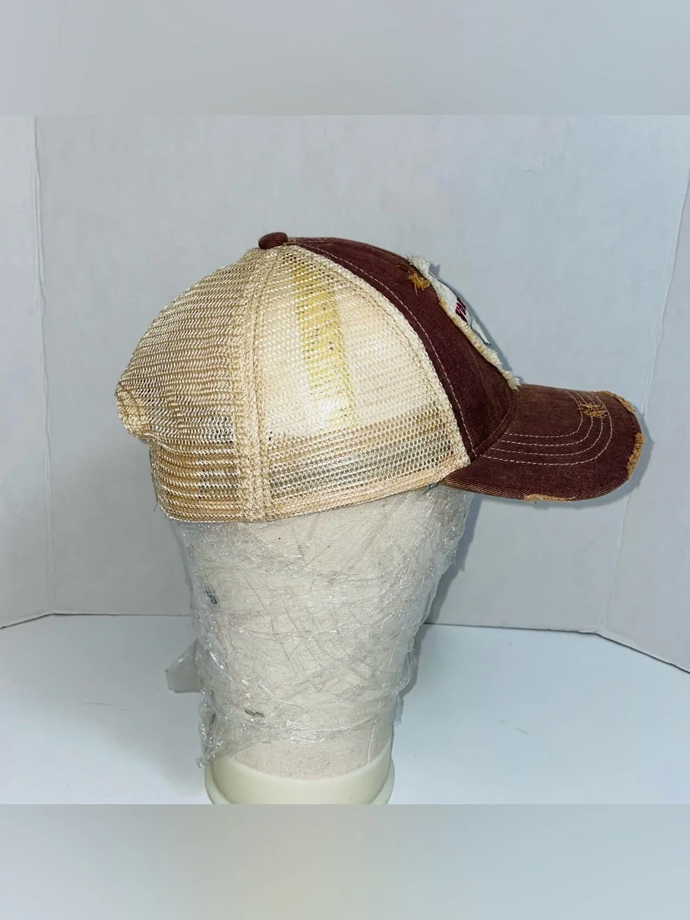 Brown 'You Had Me at Howdy' Distressed Baseball Cap